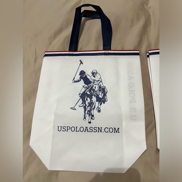 2 x U.S. POLO Association Polyester TOTE Bags - Picture 6 of 16